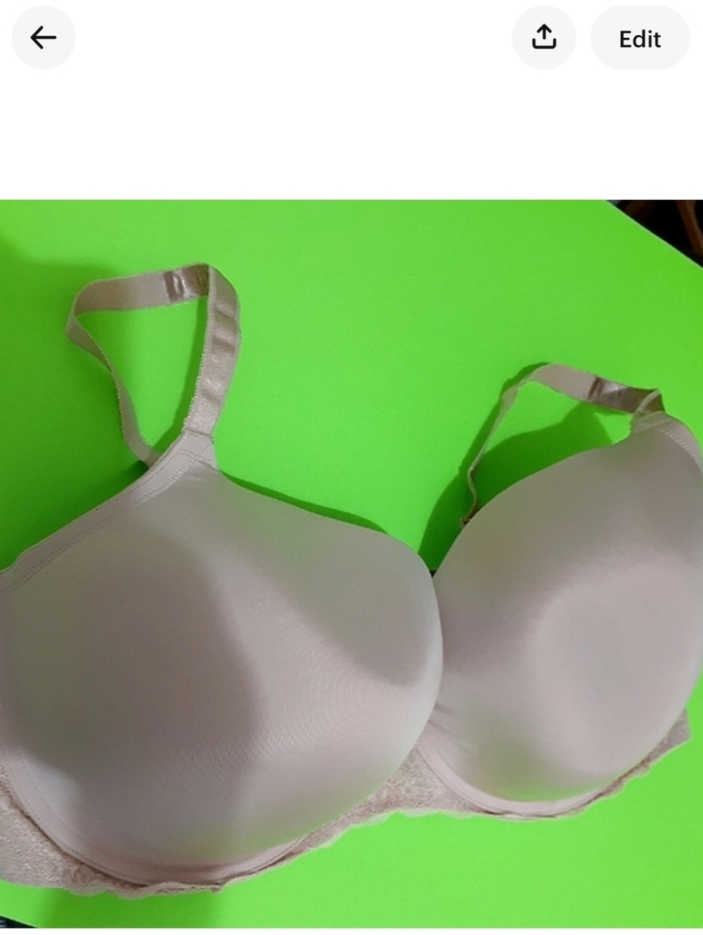 TORRID Curve Padded Wire Beige Bra Size 42F(3D)